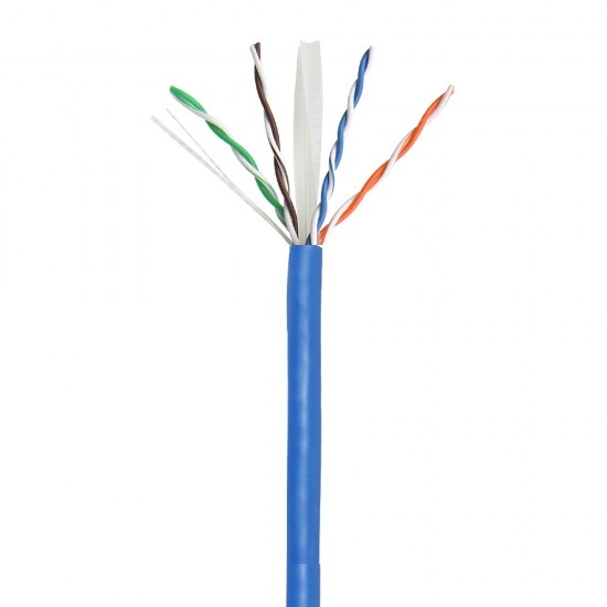 Cat 6 Unshielded LSZH Solid Cable - 305m - Blue