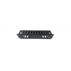 Universal 12 Slot Cable Management Rail 2U Plastic