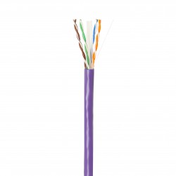 Cat 6 Unshielded LSZH Solid Cable - 305m - Violet