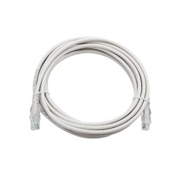 5m Cat6A Unshielded Patch Cable - White