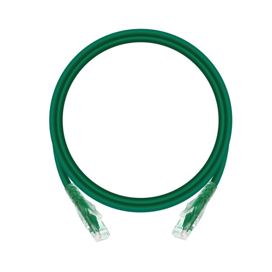 1m Cat6 Unshielded Patch Cable - Green