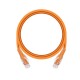 1m Cat6 Unshielded Patch Cable - Orange