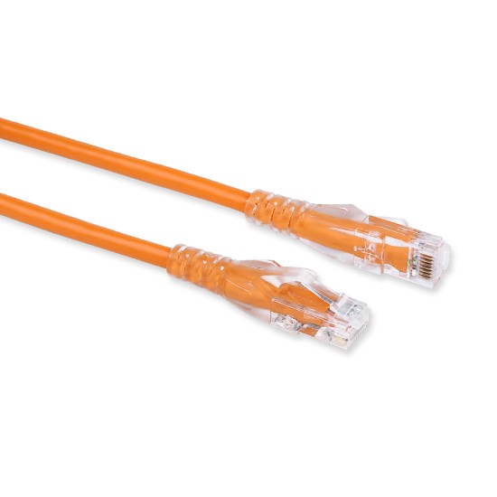 1m Cat6 Unshielded Patch Cable - Orange