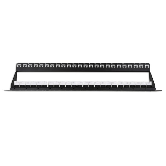 24-Port Patch Panel Cat 6 - Fully Loaded
