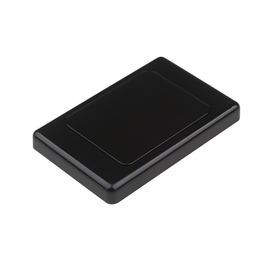 Australian Style Blank Flush Plate - Black