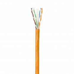 Cat 6 Unshielded LSZH Solid Cable - 305m - Yellow